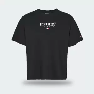 Camiseta Tommy Jeans Classic Essential Negro Dama