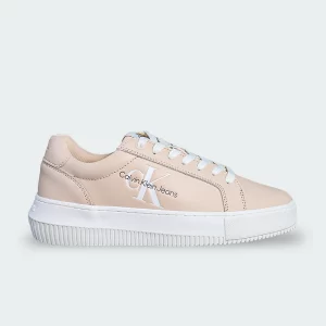 Tenis Calvin Klein Logo Rosado Mujer