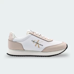 Tenis Calvin Klein Runner Low Lace Mix Rosado Mujer