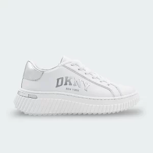 Tenis DKNY Leon-Lace Up Sneak White Mujer