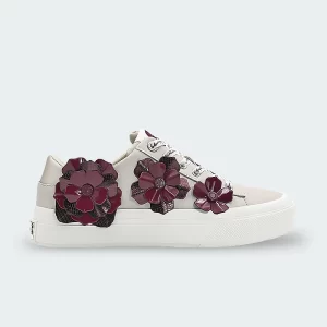 Tenis Karl Lagerfeld Georgia Lace-Up Embellished Morado Mujer