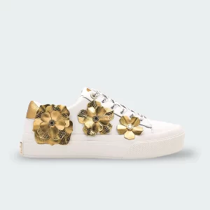 Tenis Karl Lagerfeld Cate Rocker Lace up Amarillo Mujer