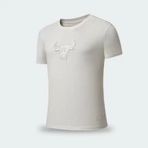 Camiseta NBA Chicago Bulls Beige Hombre