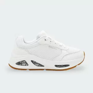 Tenis Skechers Uno Currant Air Blanco Mujer