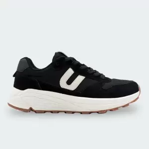 Tenis Urban Negro Rojo Hombre