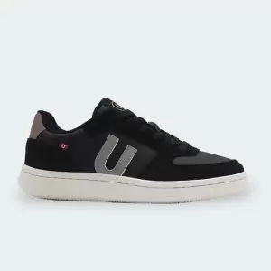 Tenis Urban Negro Gris Mujer