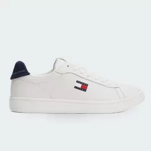 Tenis Tommy Hilfiger Archive Court Trainers Blanco Hombre