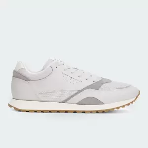 Tenis Tommy Hilfiger Mesh Logo Trainers Gris Hombre