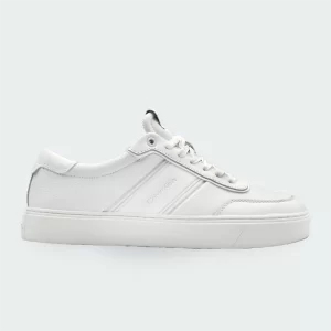Tenis Calvin Klein Clean Cup Low Lace Tape Blanco Hombre