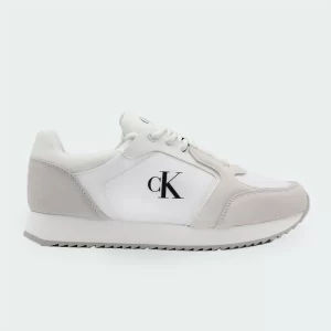Tenis Calvin Klein Retro Runner Lace Up Blanco Hombre