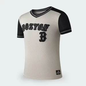Jersey MLB Boston Red Sox Beige Hombre