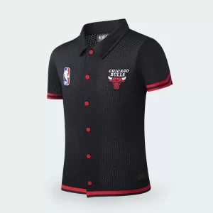 Jersey NBA Chicago Bulls Negro Hombre
