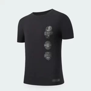 Camiseta NBA Chicago Bulls Negra Hombre