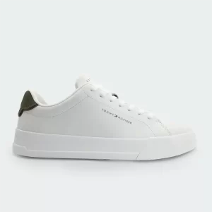 Tenis Tommy Hilfiger Grain Court Blanco Hombre