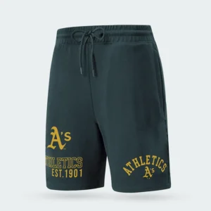 Pantaloneta MLB Oakland Athletics Verde Hombre