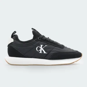 Tenis Calvin Klein Retro Runner Sock Negro Mujer