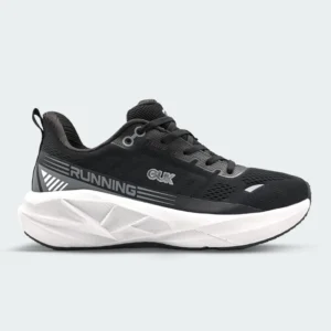 Tenis Guk Running Negro Blanco Hombre